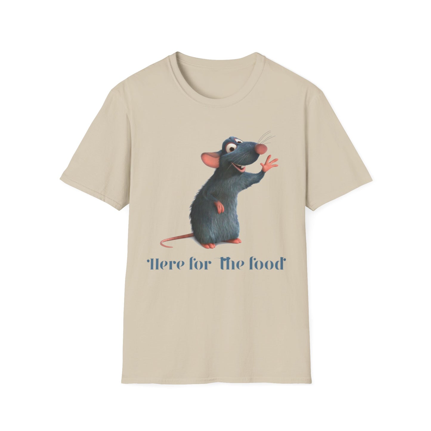 Here for the Food T-Shirt - Unisex Softstyle Tee Ratatouille