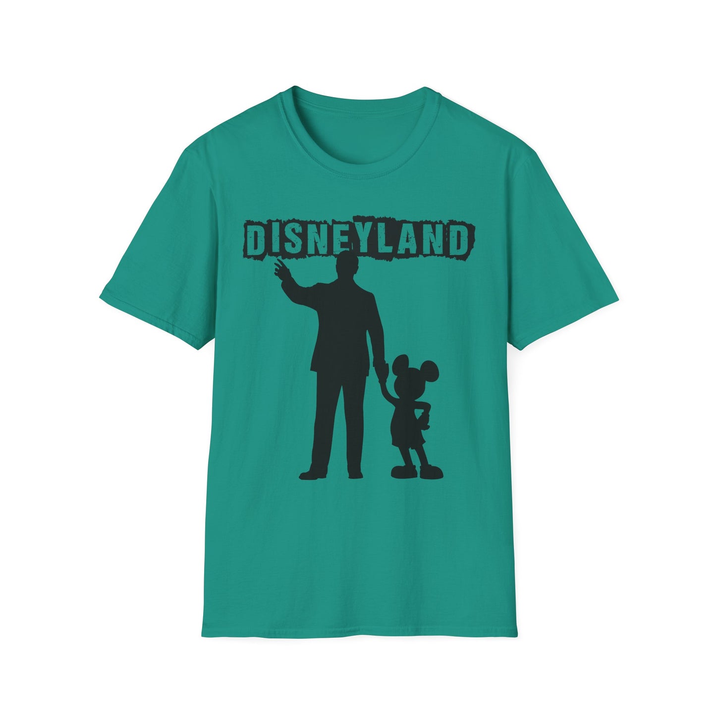 Disneyland Silhouette Unisex Softstyle T-Shirt - Perfect for Park Lovers and Adventurers