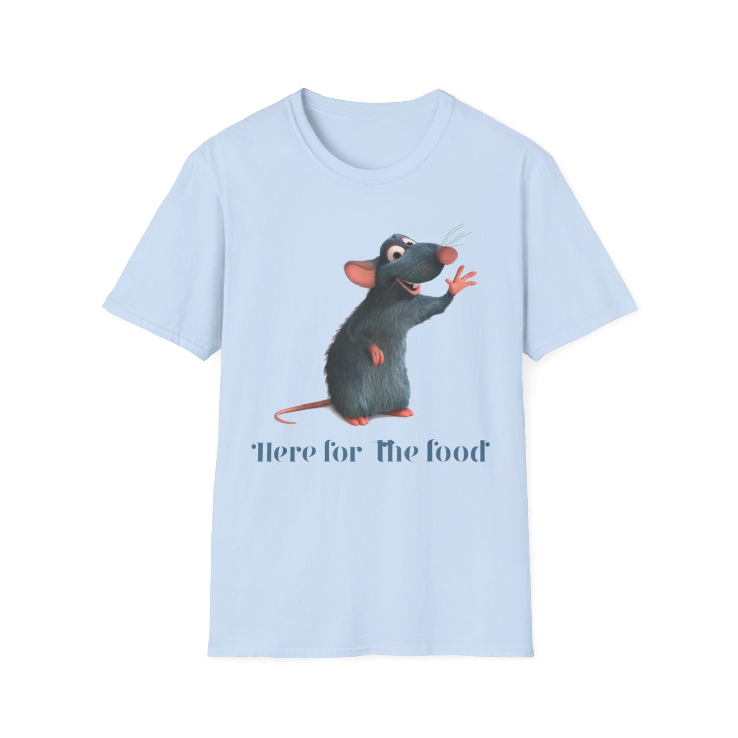 Here for the Food T-Shirt - Unisex Softstyle Tee Ratatouille