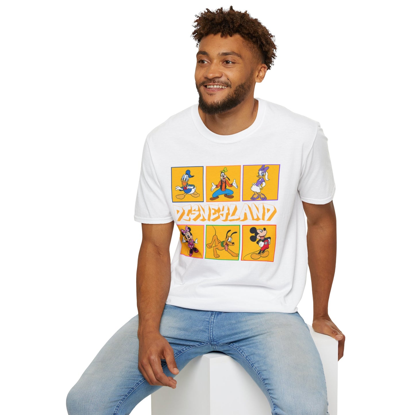 Disneyland Punk T-Shirt, Mickey and Friends Tee, Unisex Softstyle Top, Disney Shirt, Alternative Style Clothing