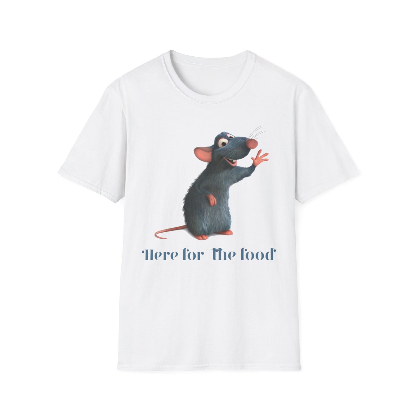 Here for the Food T-Shirt - Unisex Softstyle Tee Ratatouille