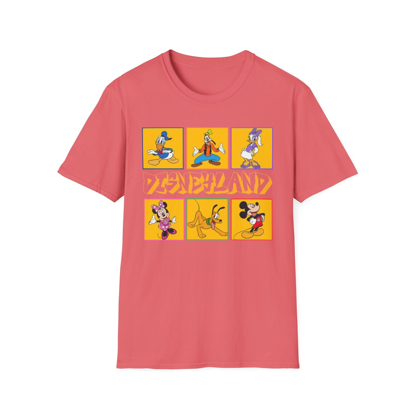 Disneyland Punk T-Shirt, Mickey and Friends Tee, Unisex Softstyle Top, Disney Shirt, Alternative Style Clothing