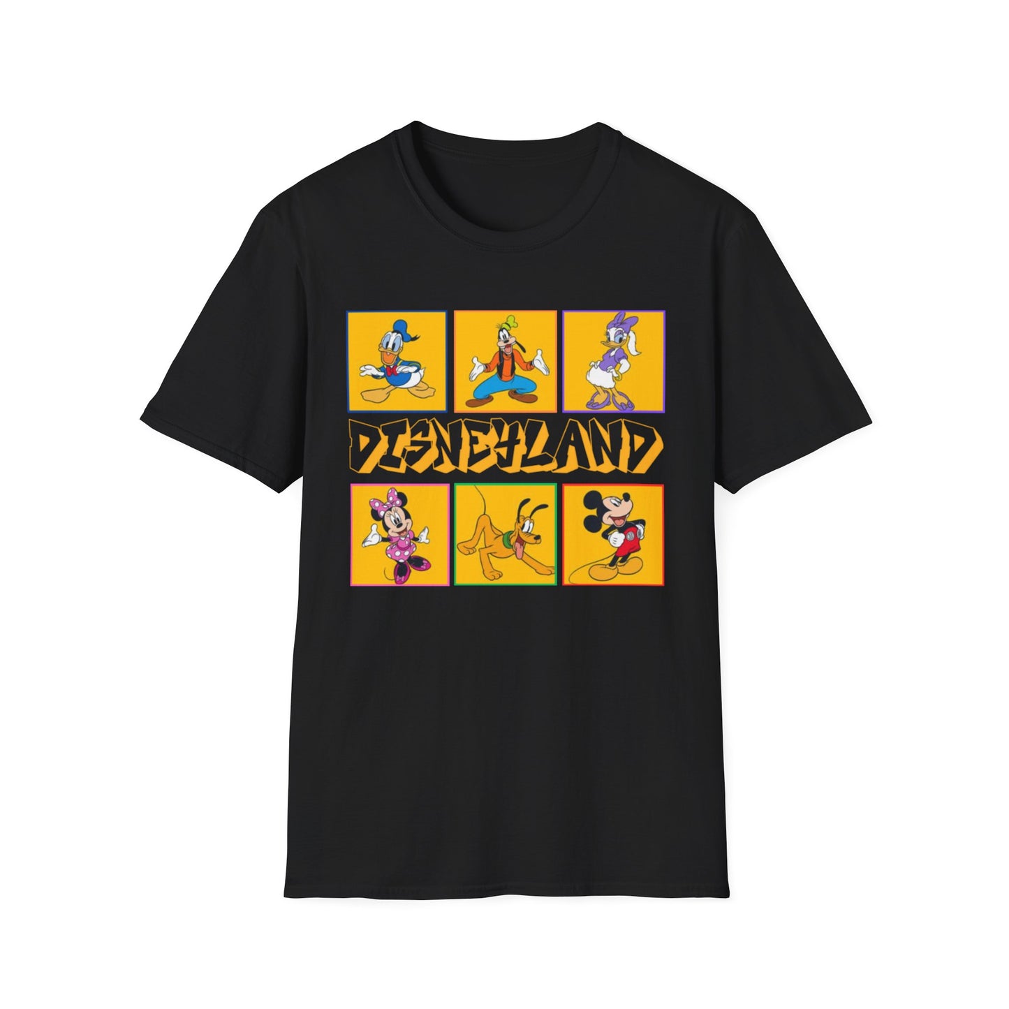Disneyland Punk T-Shirt, Mickey and Friends Tee, Unisex Softstyle Top, Disney Shirt, Alternative Style Clothing
