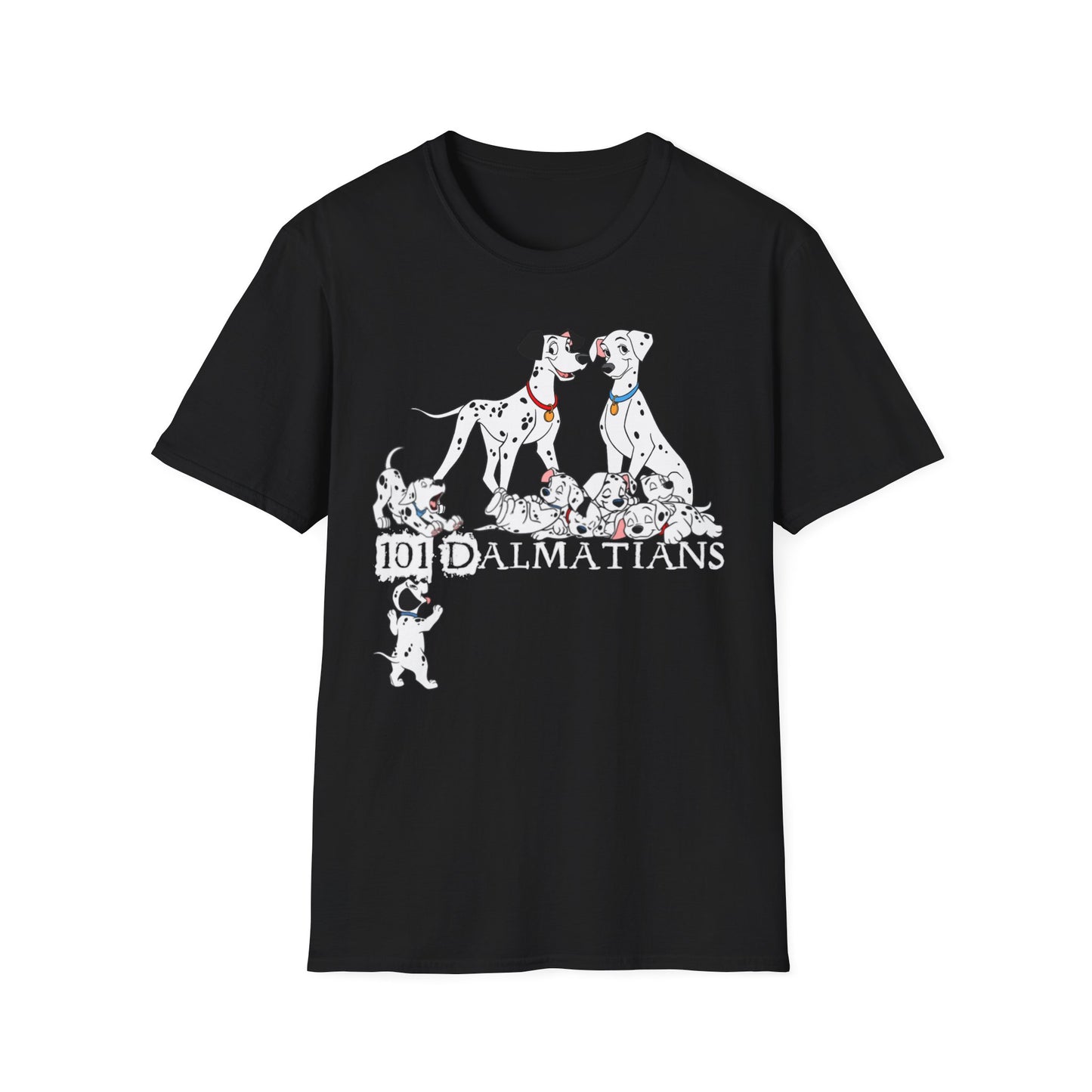 101 Dalmatians Unisex Softstyle T-Shirt - Perfect Gift for Dog Lovers