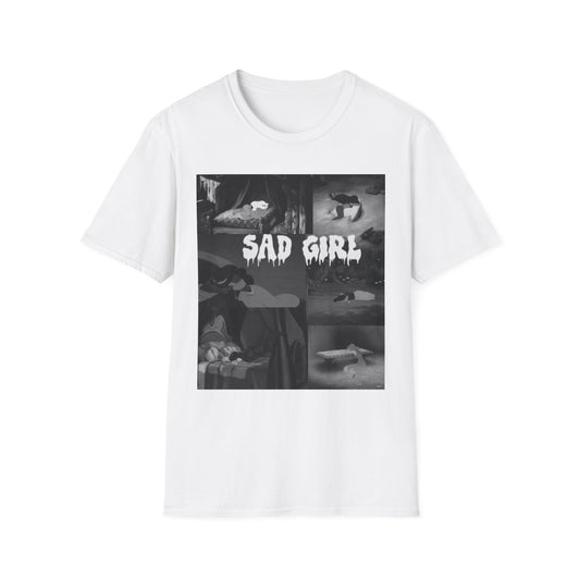 Emo Sad Girl Disney Princess T-Shirt