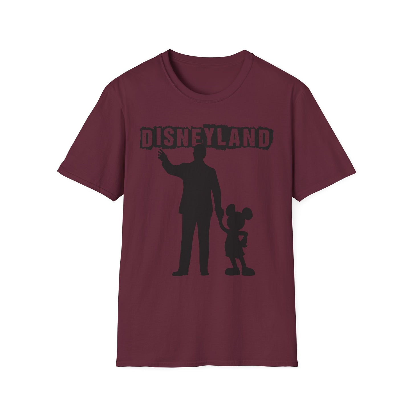 Disneyland Silhouette Unisex Softstyle T-Shirt - Perfect for Park Lovers and Adventurers