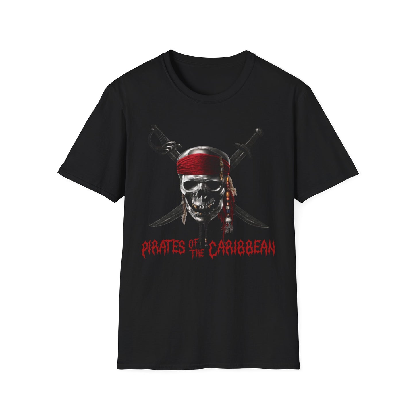 Pirates of the Caribbean Unisex Softstyle T-Shirt - Perfect for Fans and Adventure Lovers