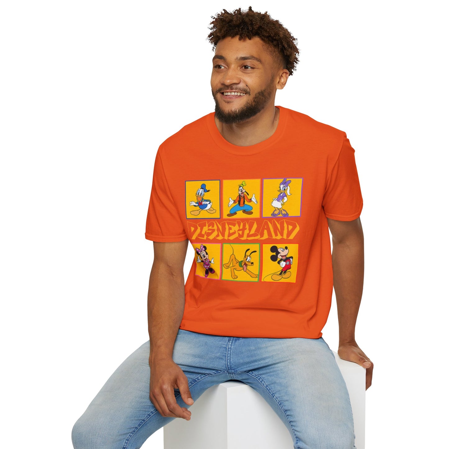 Disneyland Punk T-Shirt, Mickey and Friends Tee, Unisex Softstyle Top, Disney Shirt, Alternative Style Clothing