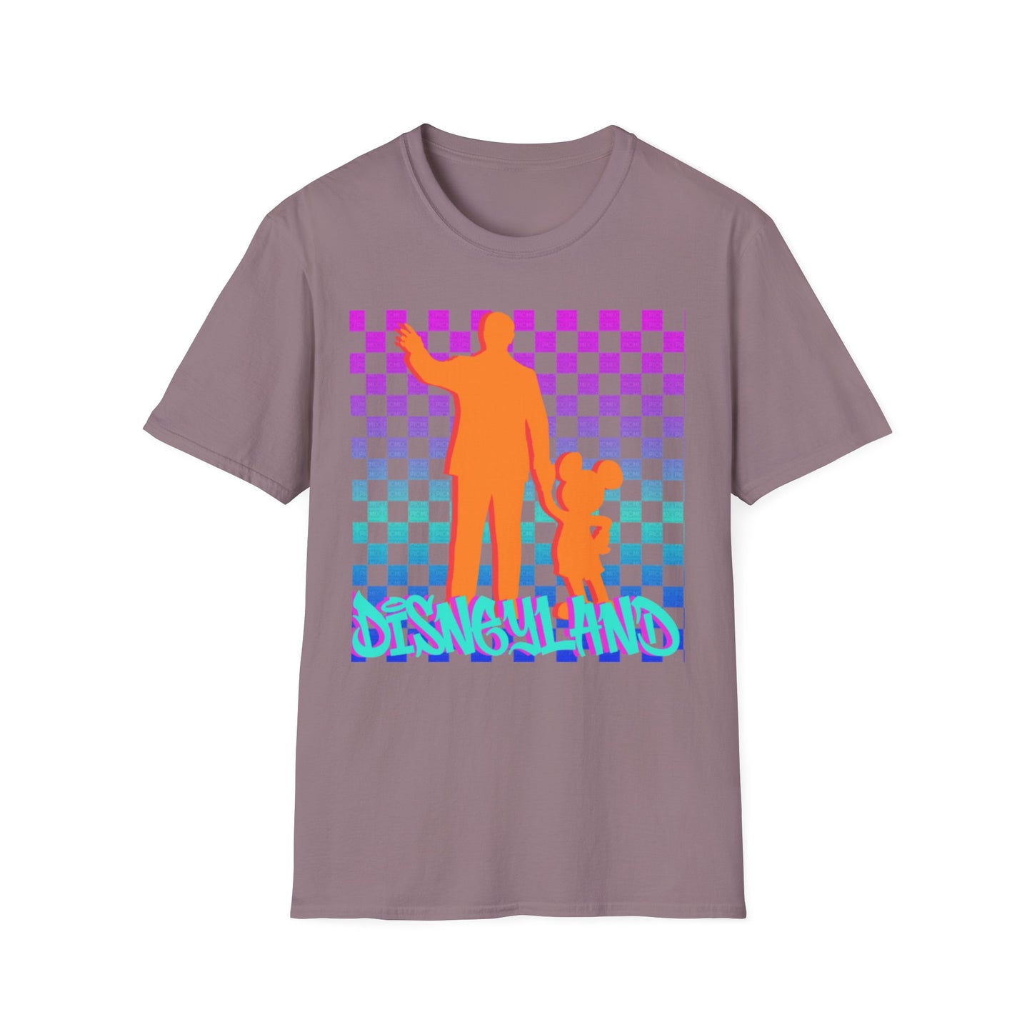 Disneyland Skater T-Shirt with Walt Disney and Mickey Mouse Silhouette