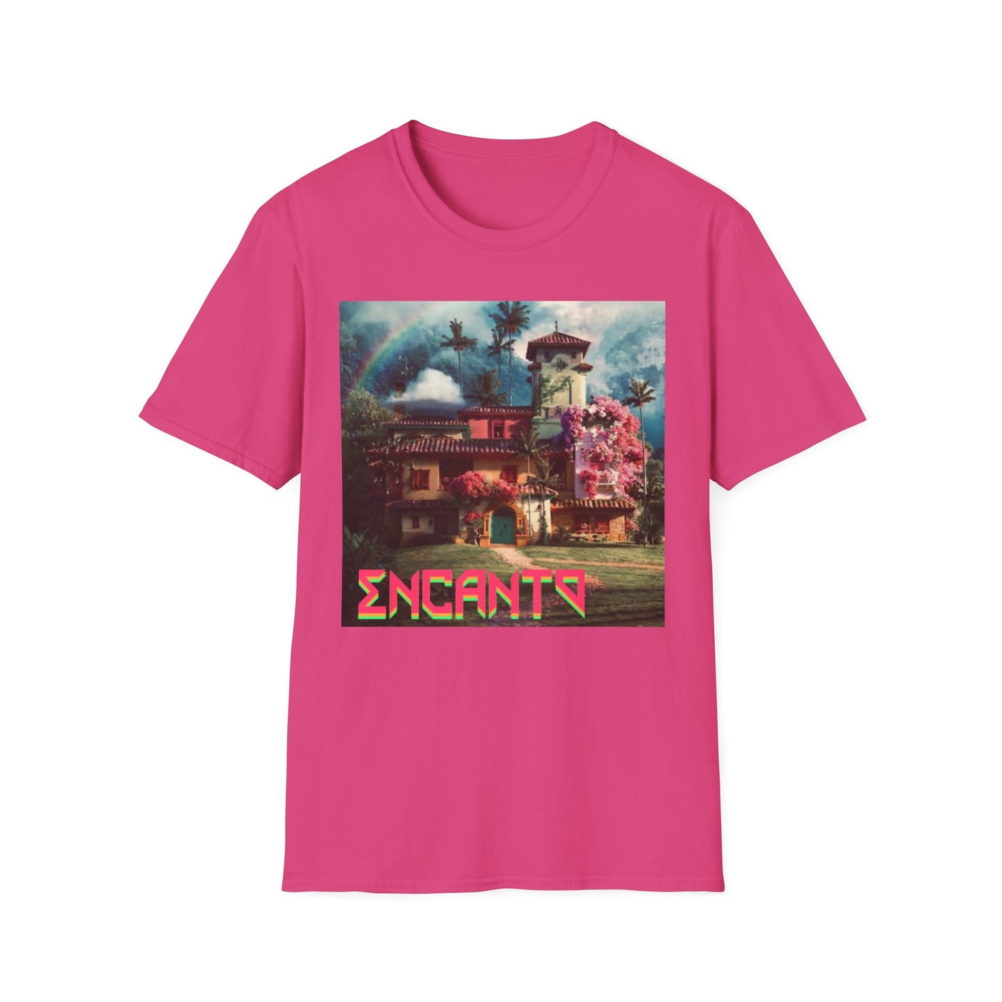 Unisex Encanto-Inspired Softstyle T-Shirt - Vintage Vibe for Dreamers Disney